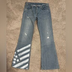 Custom Vintage 70’s Flare Levis